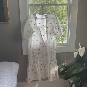 Zara Button Up Blouse Dress